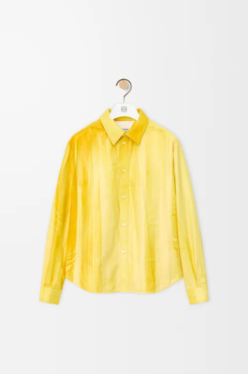 LOEWE Shirt in nappa lambskin Yellow