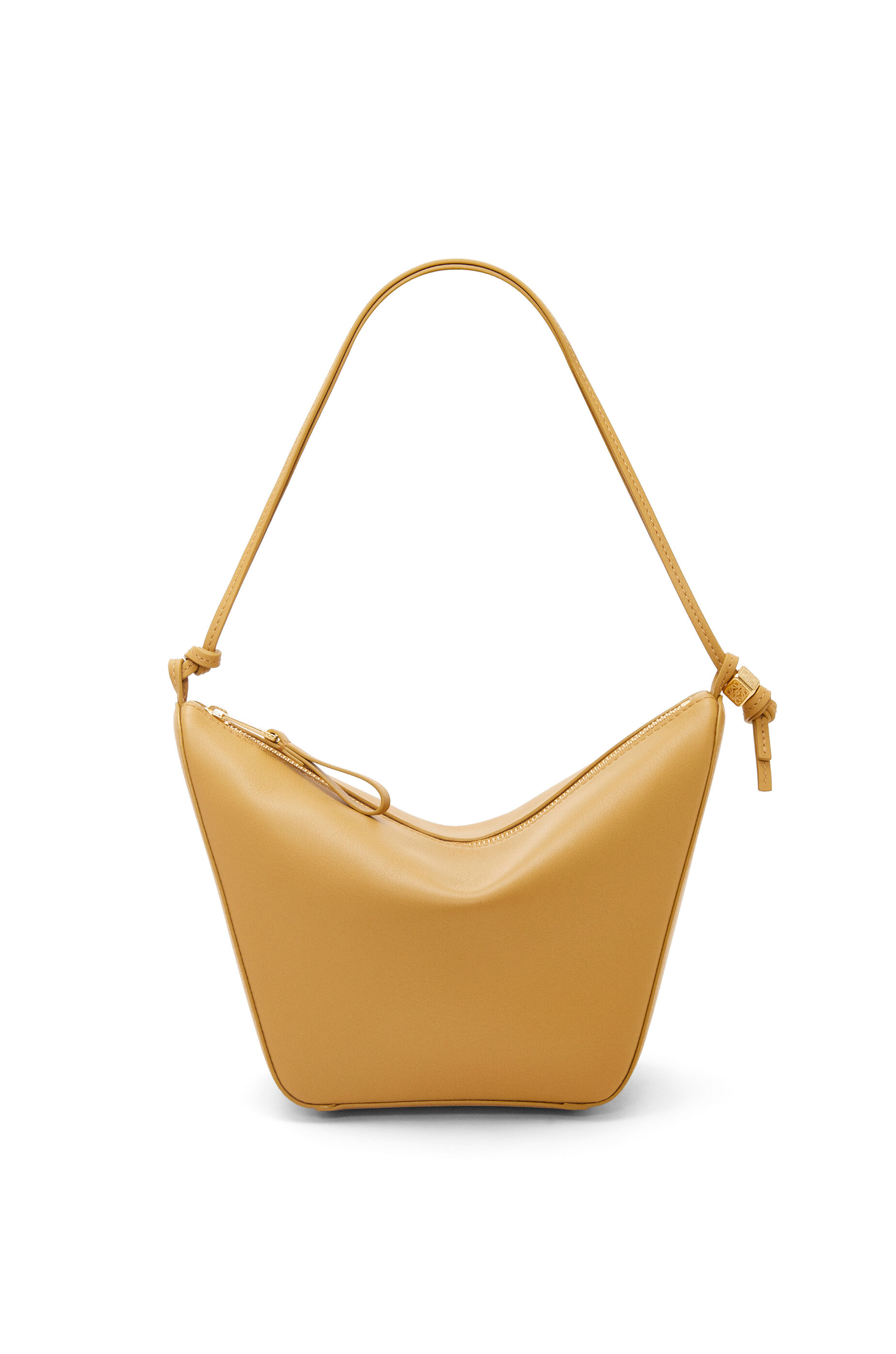 Mini Hammock Hobo Bag aus klassischem Kalbsleder Schwarz LOEWE