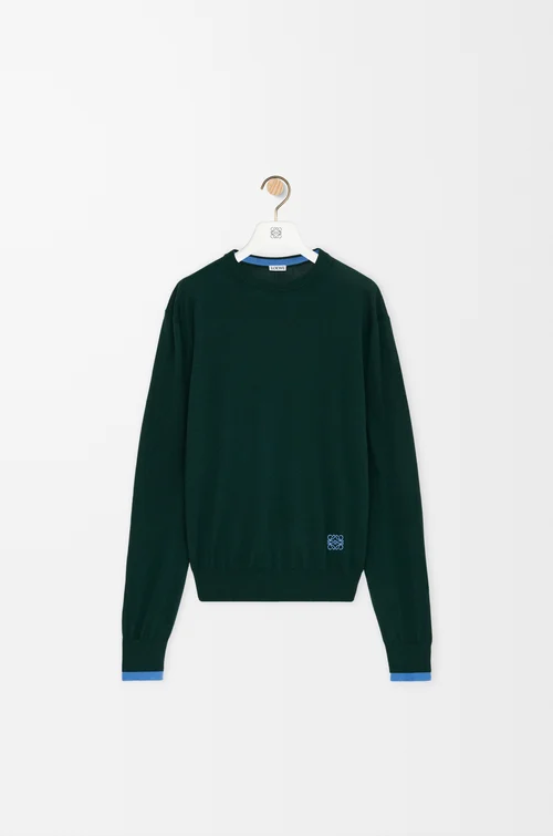 LOEWE セーター（ウール） グリーン/ブルー