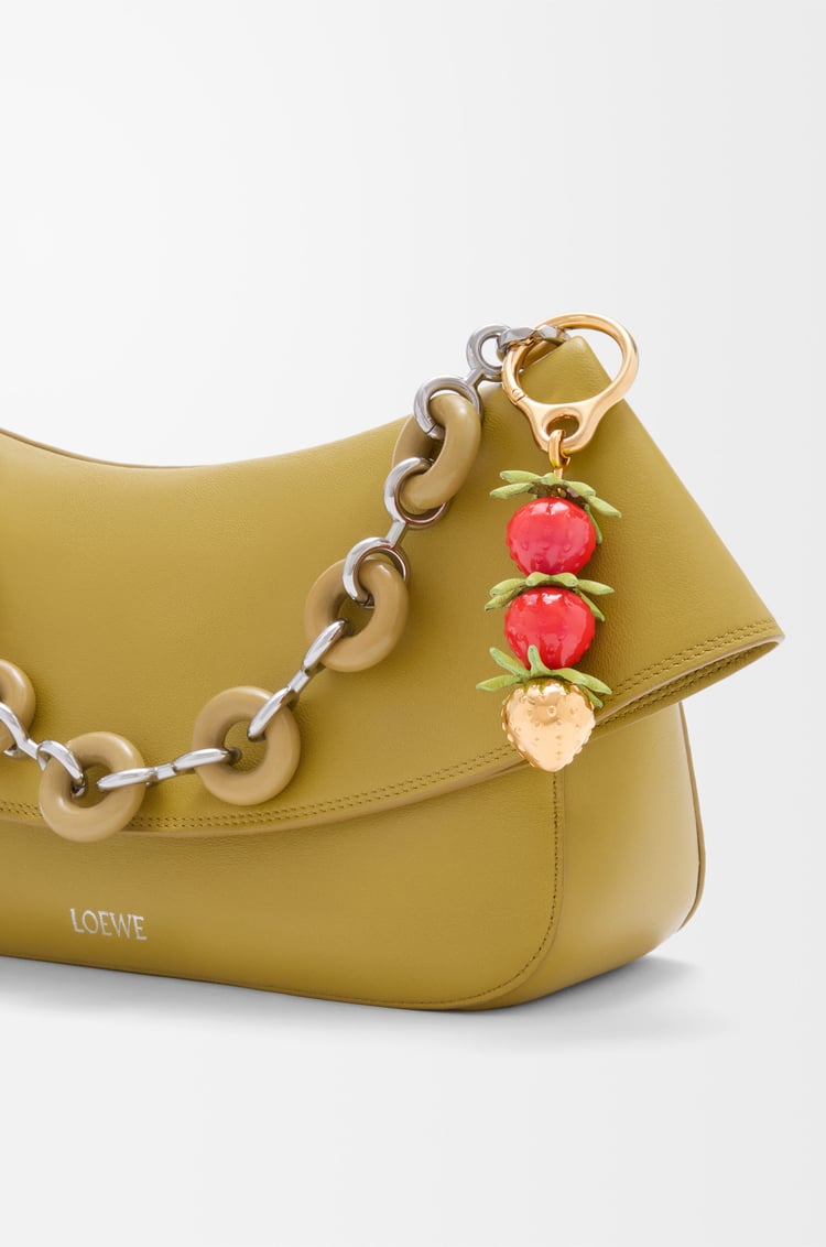 LOEWE Erdbeer-Charm  Red/Gold
