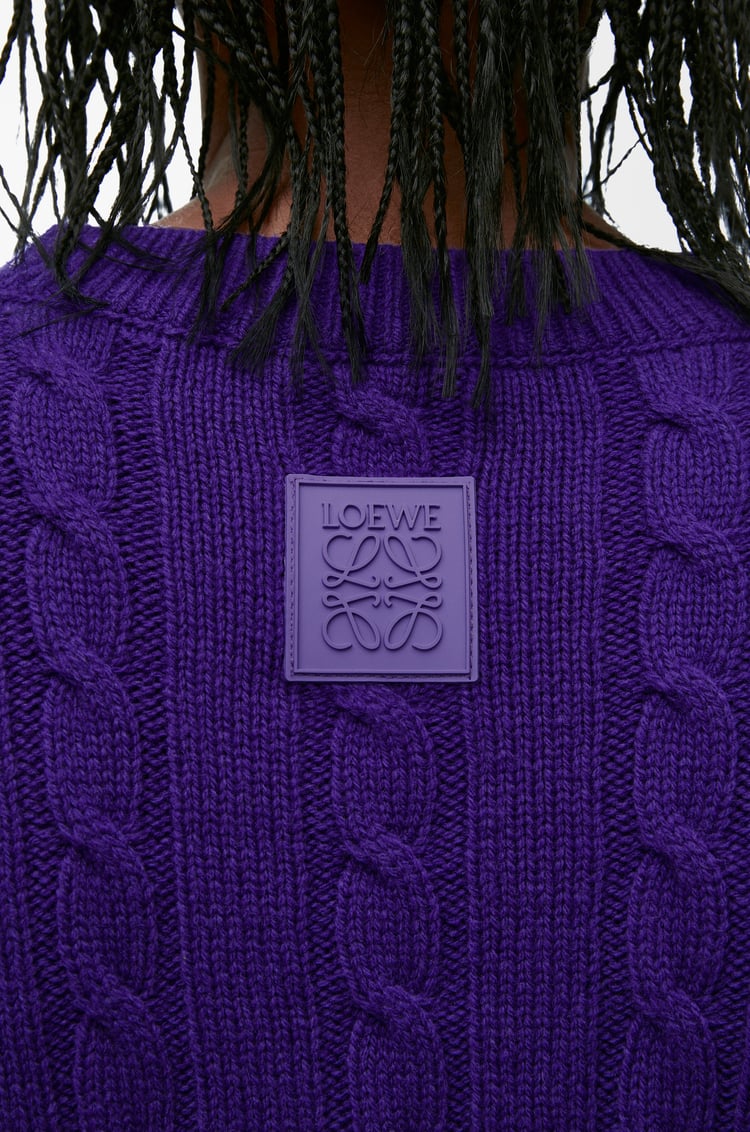 LOEWE Sweater in wool Purple