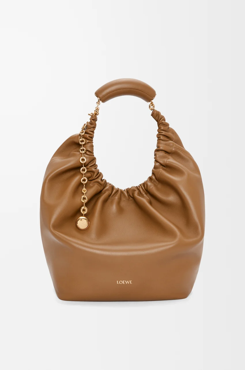 Medium Squeeze bag in mellow nappa lambskin