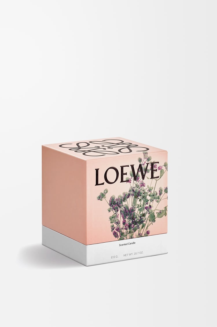 LOEWE Medium Oregano candle White