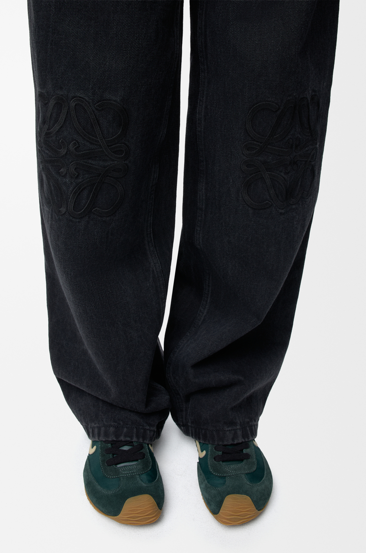 LOEWE Anagram baggy jeans in denim Black
