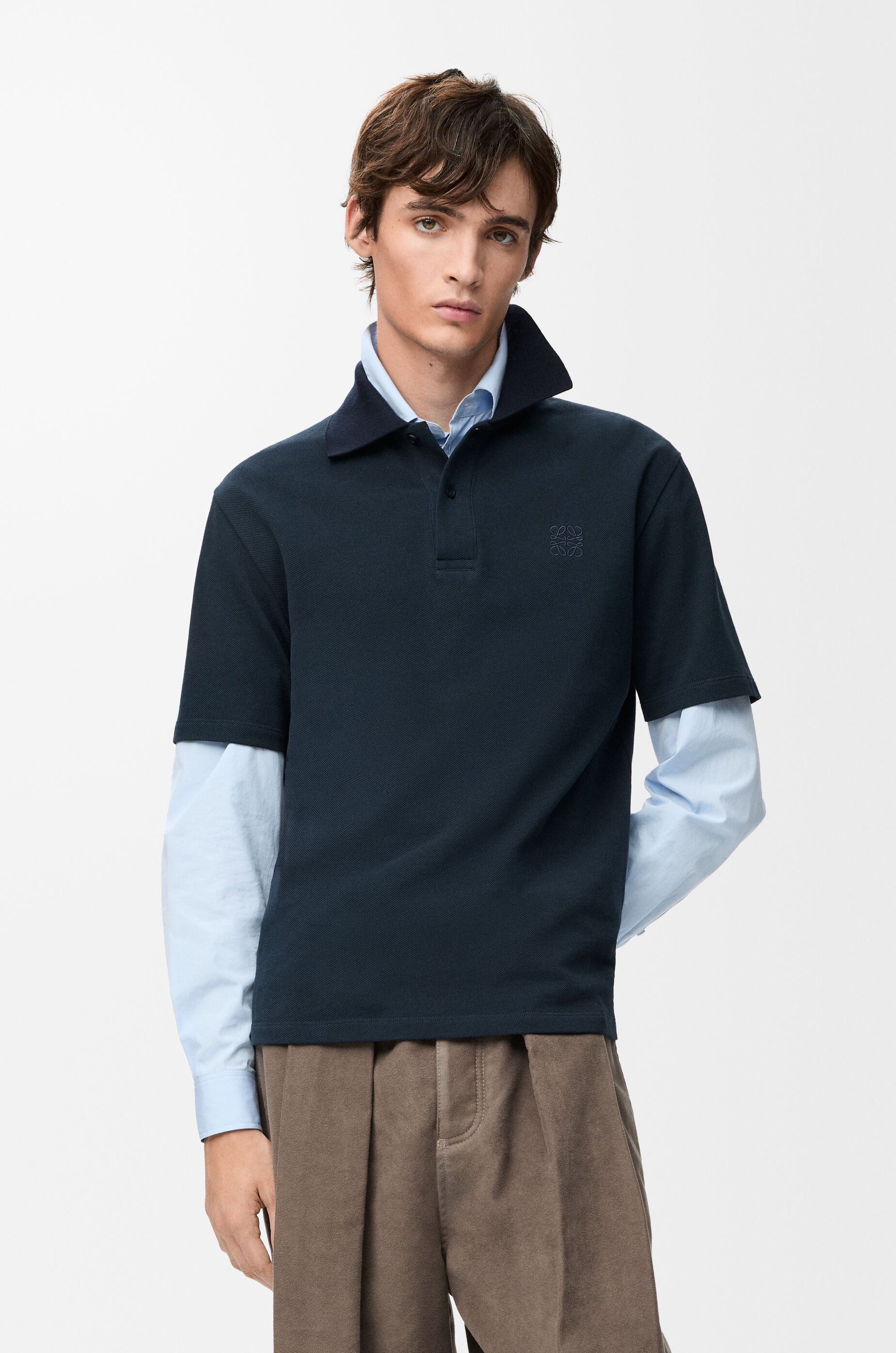 Polo in cotton Blue - LOEWE