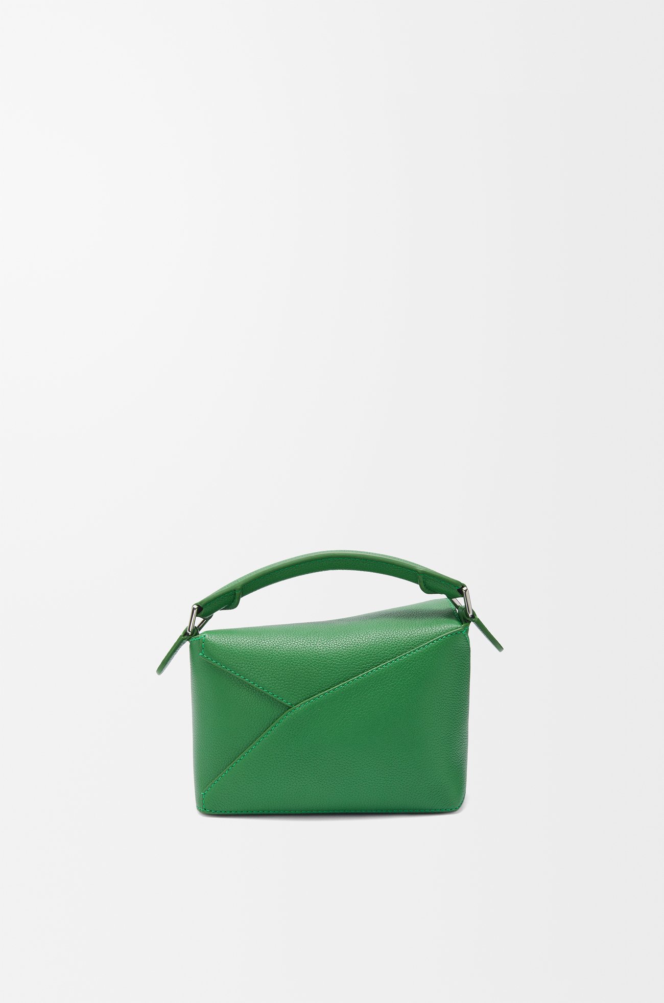 LOEWE Bolso Puzzle mini en piel de ternera Verde Tropical