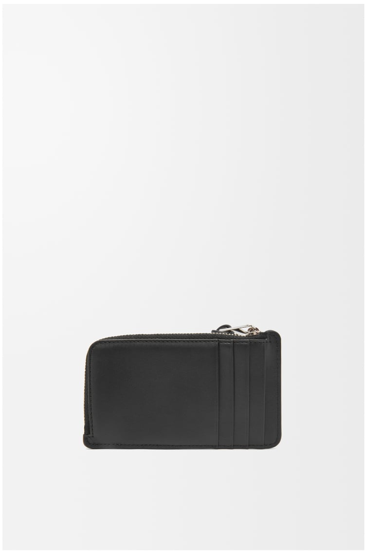 LOEWE Coin cardholder in satin calfskin Black