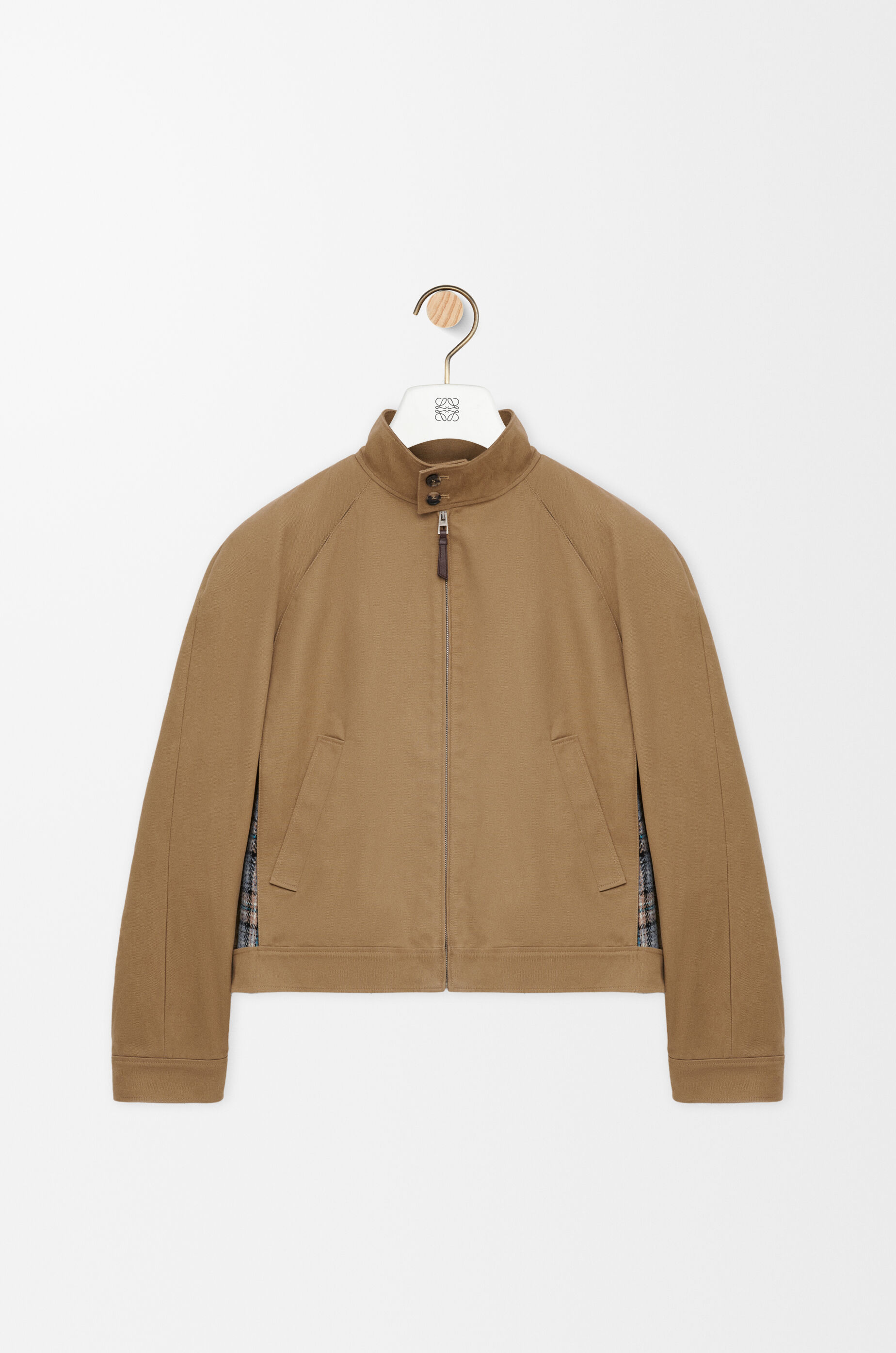 Zip-up jacket in cotton Beige - LOEWE