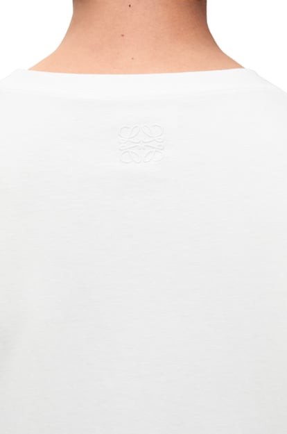 LOEWE T-shirt à manches longues en coton BLANC plp_rd