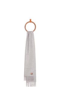 LOEWE Scarf in cashmere Light Grey