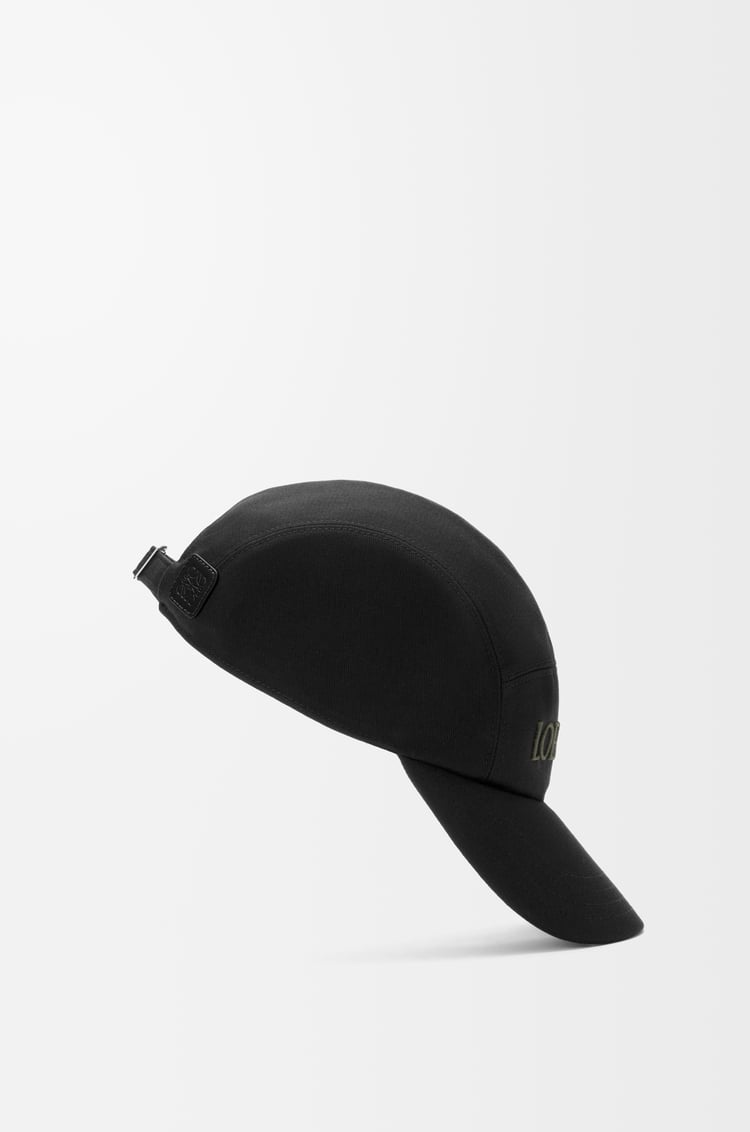 LOEWE Camp cap in cotton Black