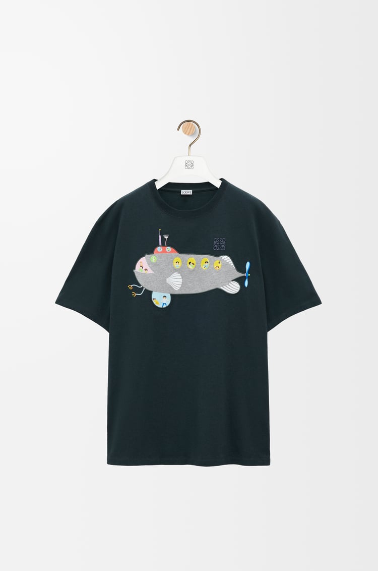 LOEWE ルーズフィット Tシャツ（コットン） ダークグリーン