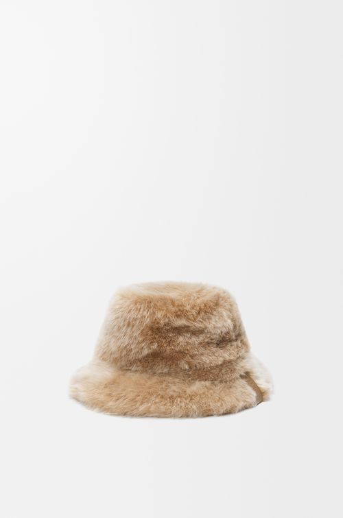 LOEWE Gorro Lop en lana de oveja Marrón