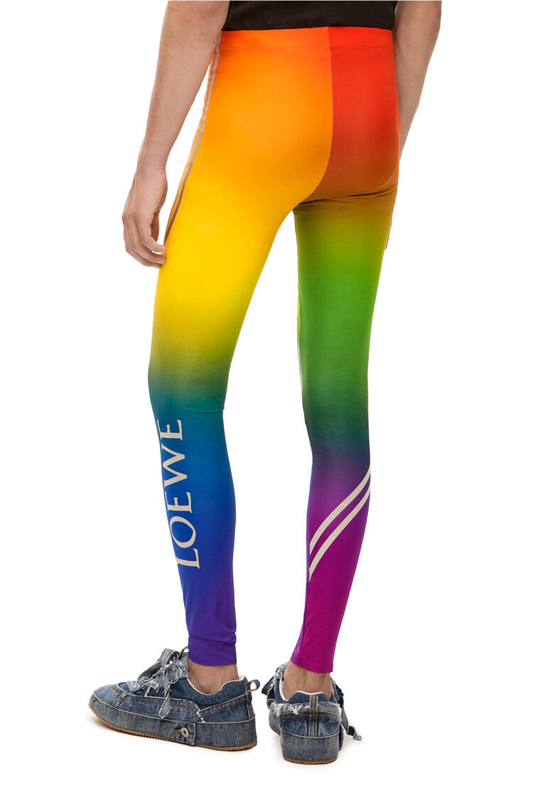 LOEWE Leggings en poliamida con arcoíris Multicolor