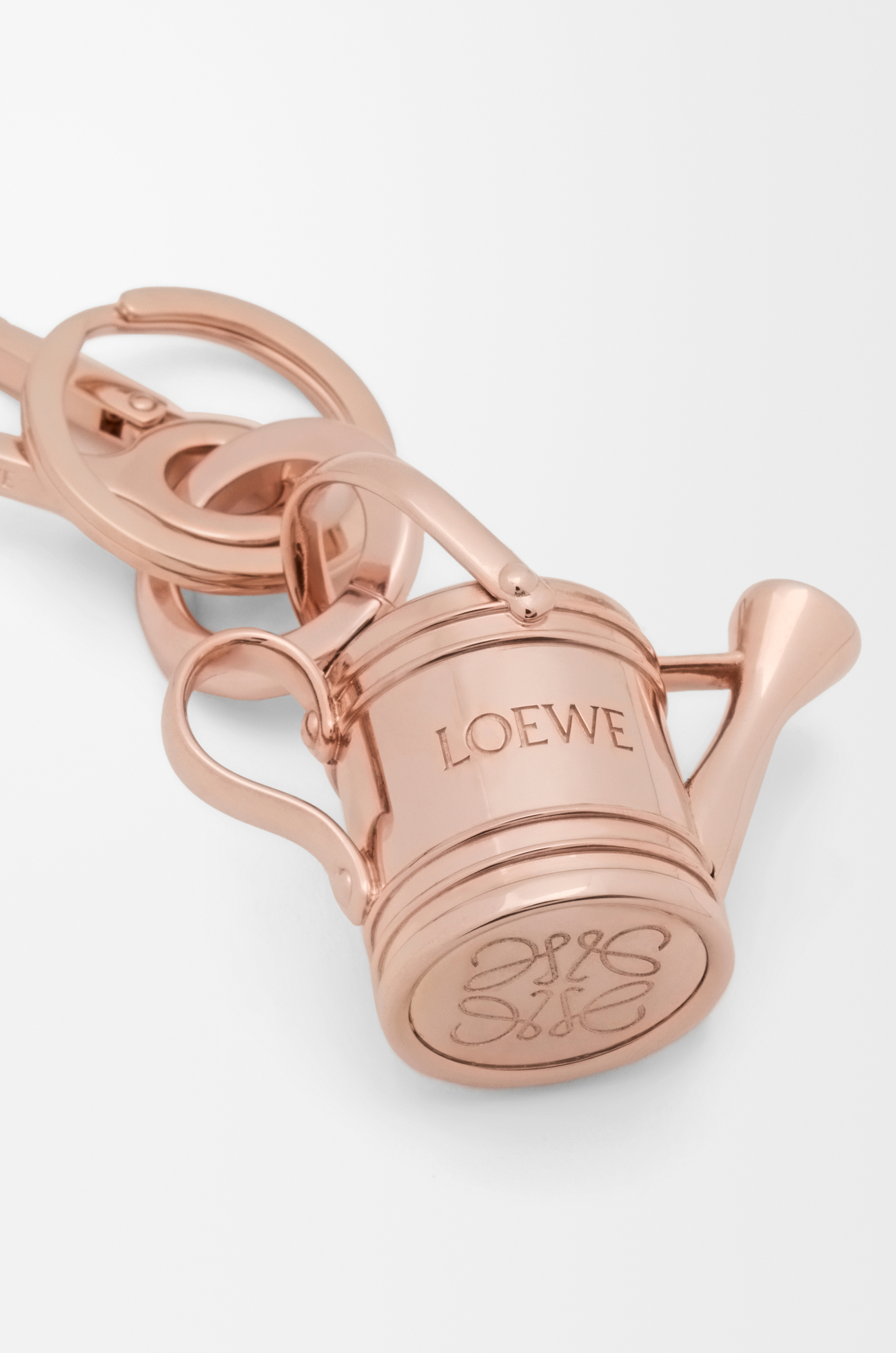LOEWE Watering can keyring Pink Gold
