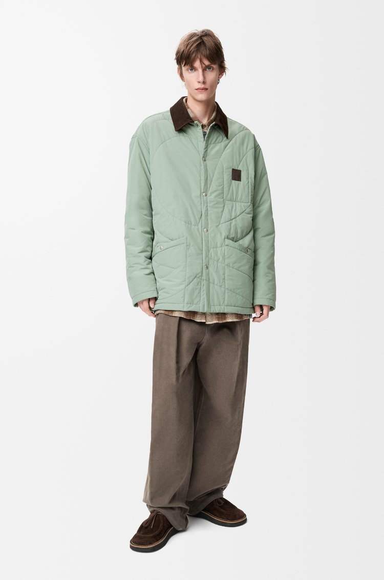 LOEWE パデッド オーバーシャツ（テクニカルシェル） ターコイズ