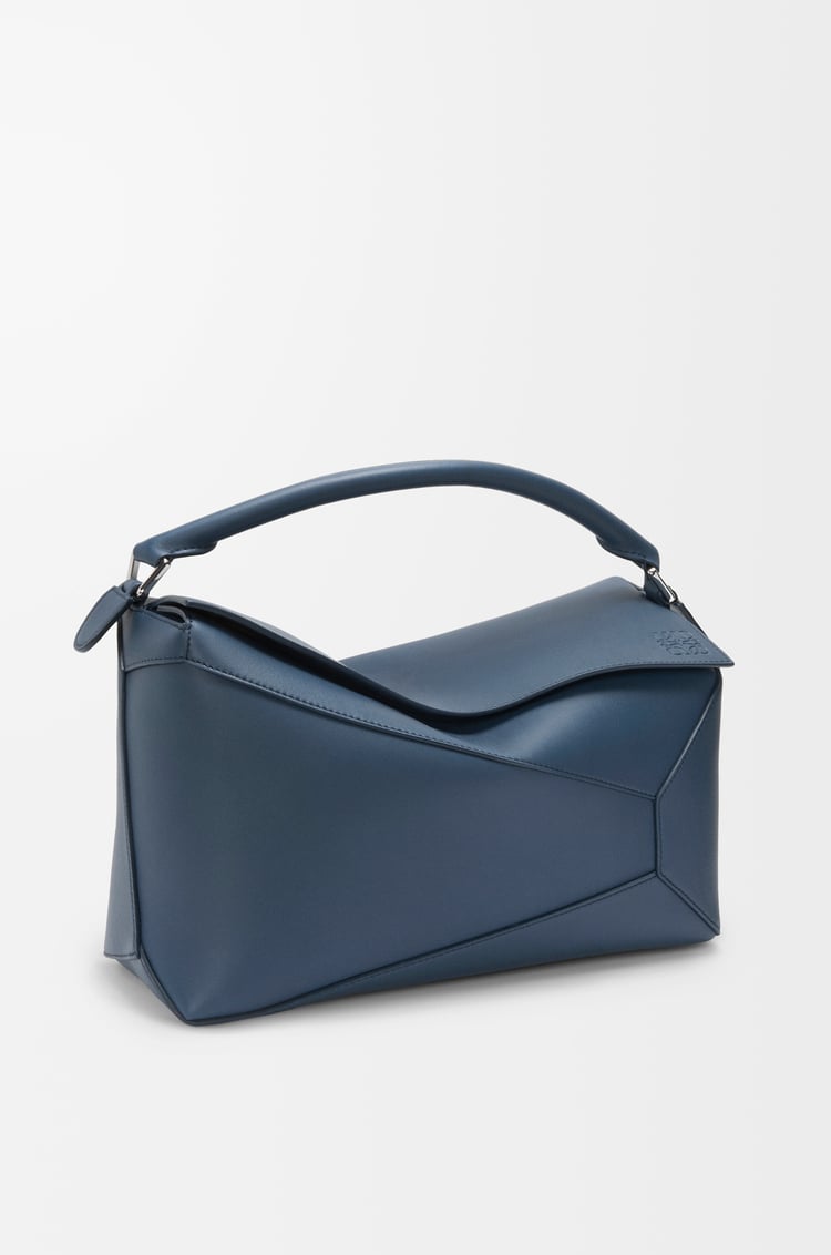 LOEWE Bolso Puzzle grande en piel de ternera Tinte Índigo