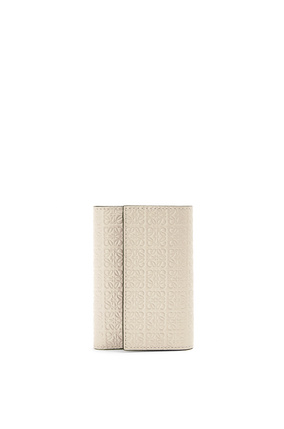 LOEWE Repeat small vertical wallet in embossed calfskin Light Oat plp_rd