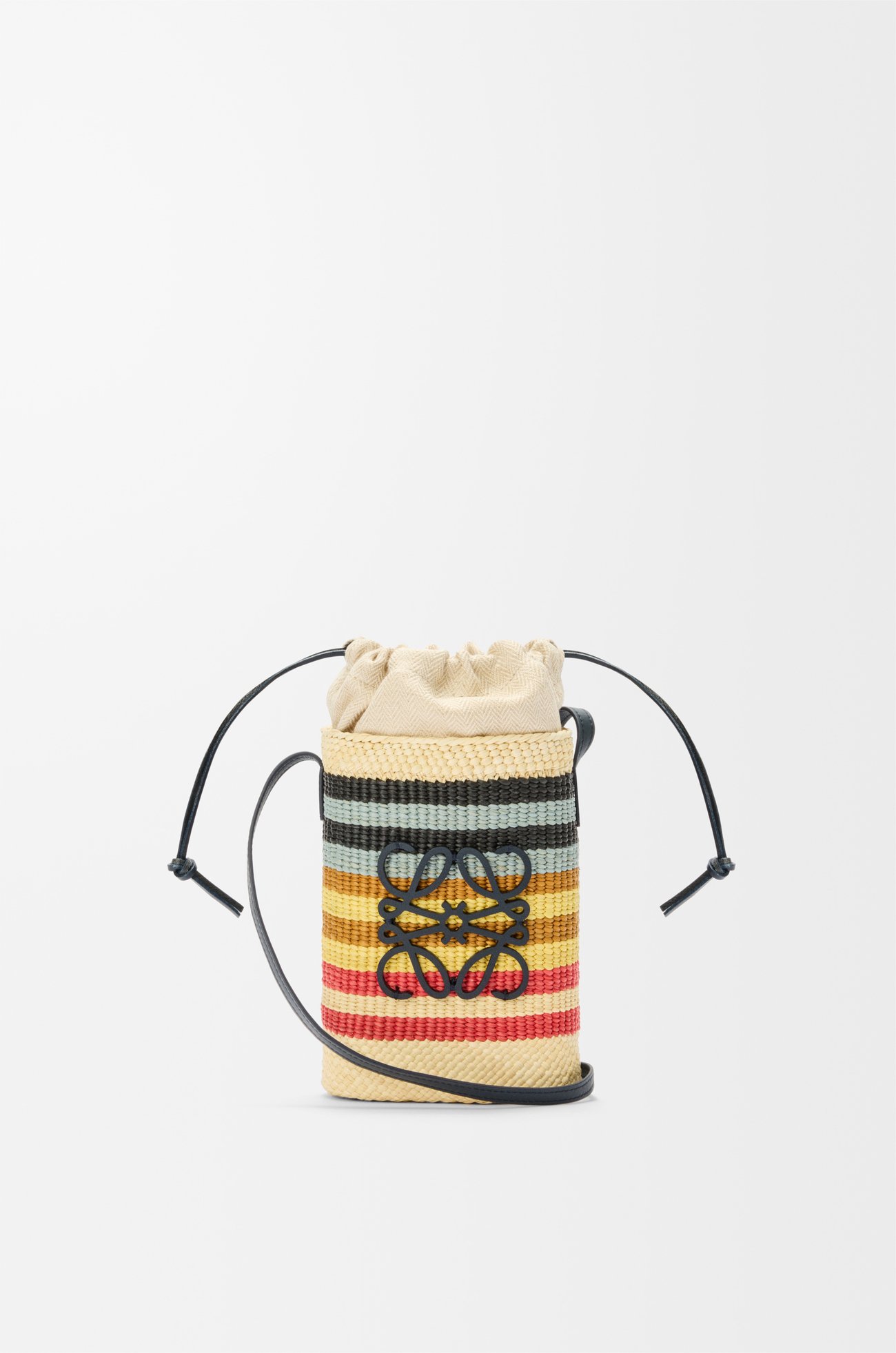 LOEWE スクエア ポケット（イラカヤシ&カーフ） Natural/Multicolor
