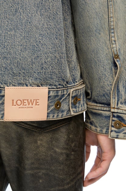 LOEWE Bomber jacket in cotton 水洗茶色 plp_rd