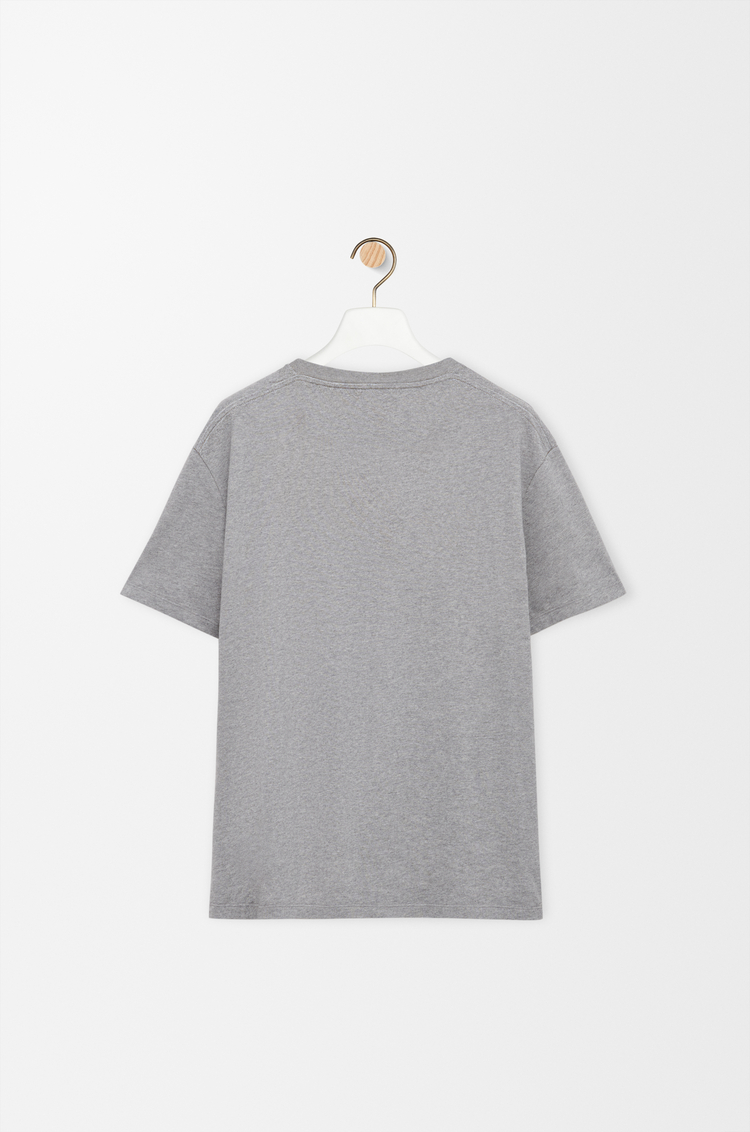 LOEWE Relaxed fit T-shirt in cotton Grey Melange