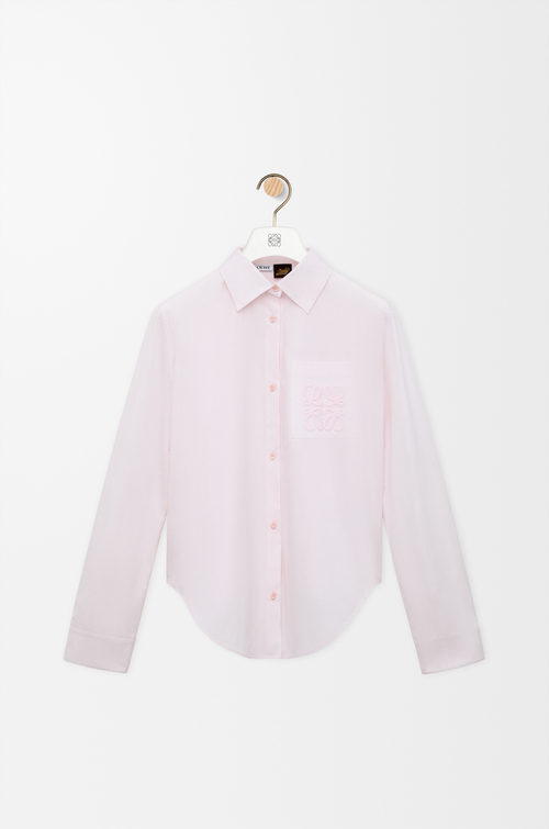 LOEWE 棉质衬衫 淡粉色