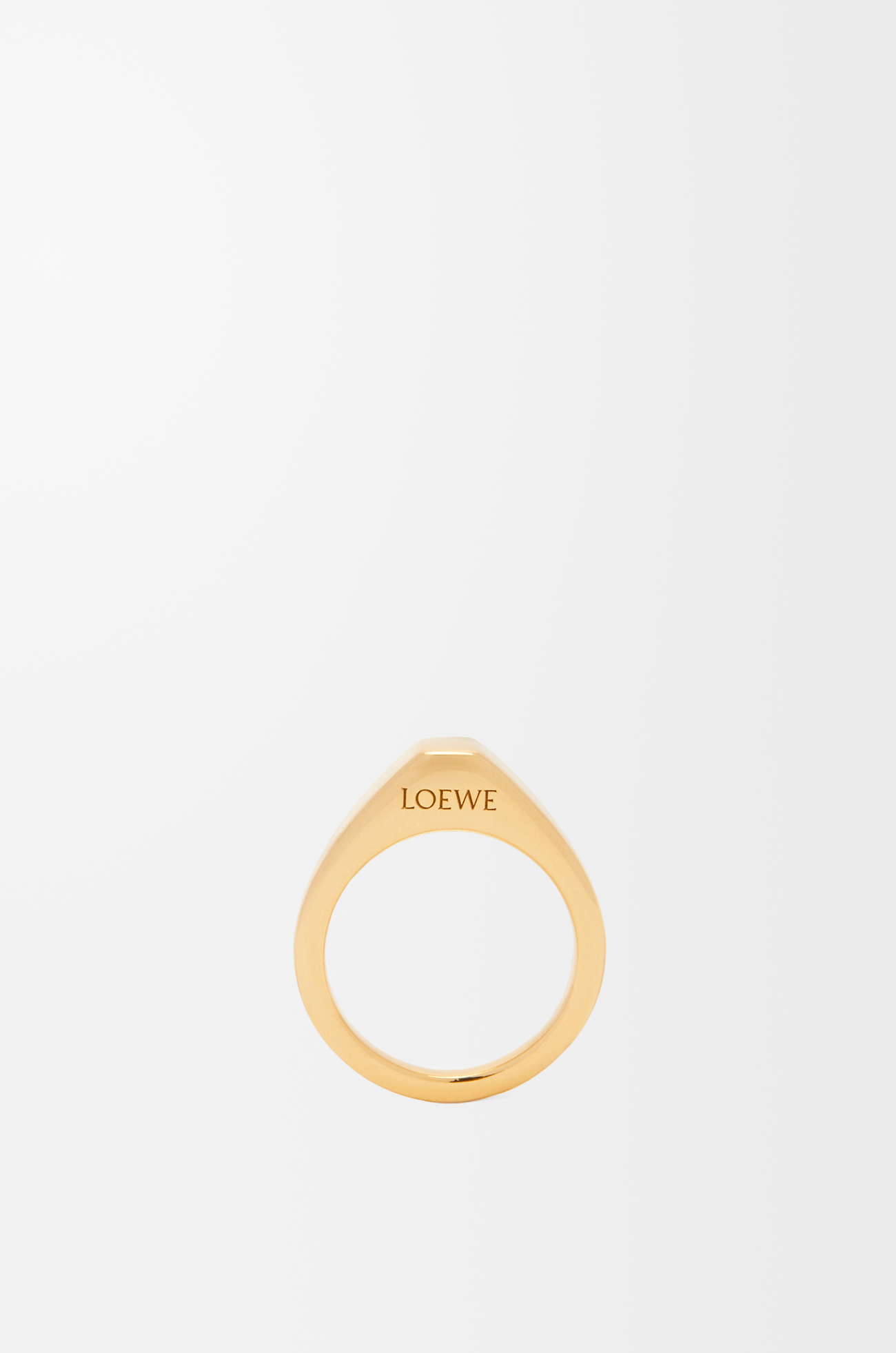 LOEWE Stirrup ring in sterling silver Gold