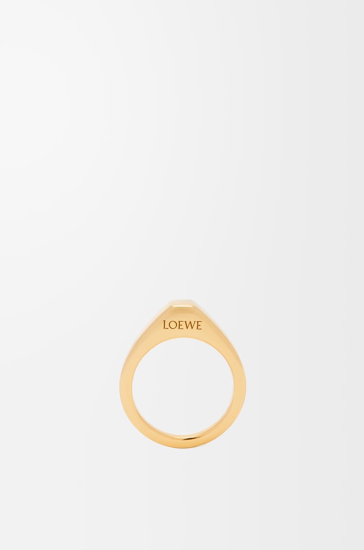 LOEWE スターラップ リング（スターリングシルバー） ゴールド