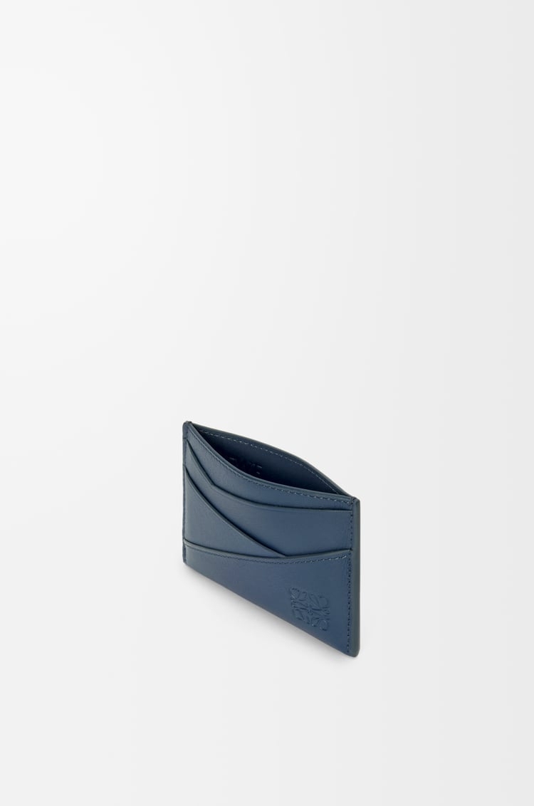 LOEWE 经典牛皮革 Puzzle 扁平卡包 靛蓝色
