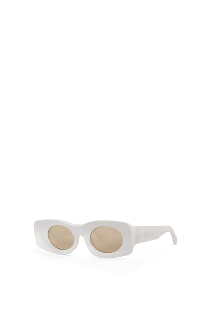 LOEWE Paula's Original Sonnenbrille aus Nylon Holografisch Weiß plp_rd