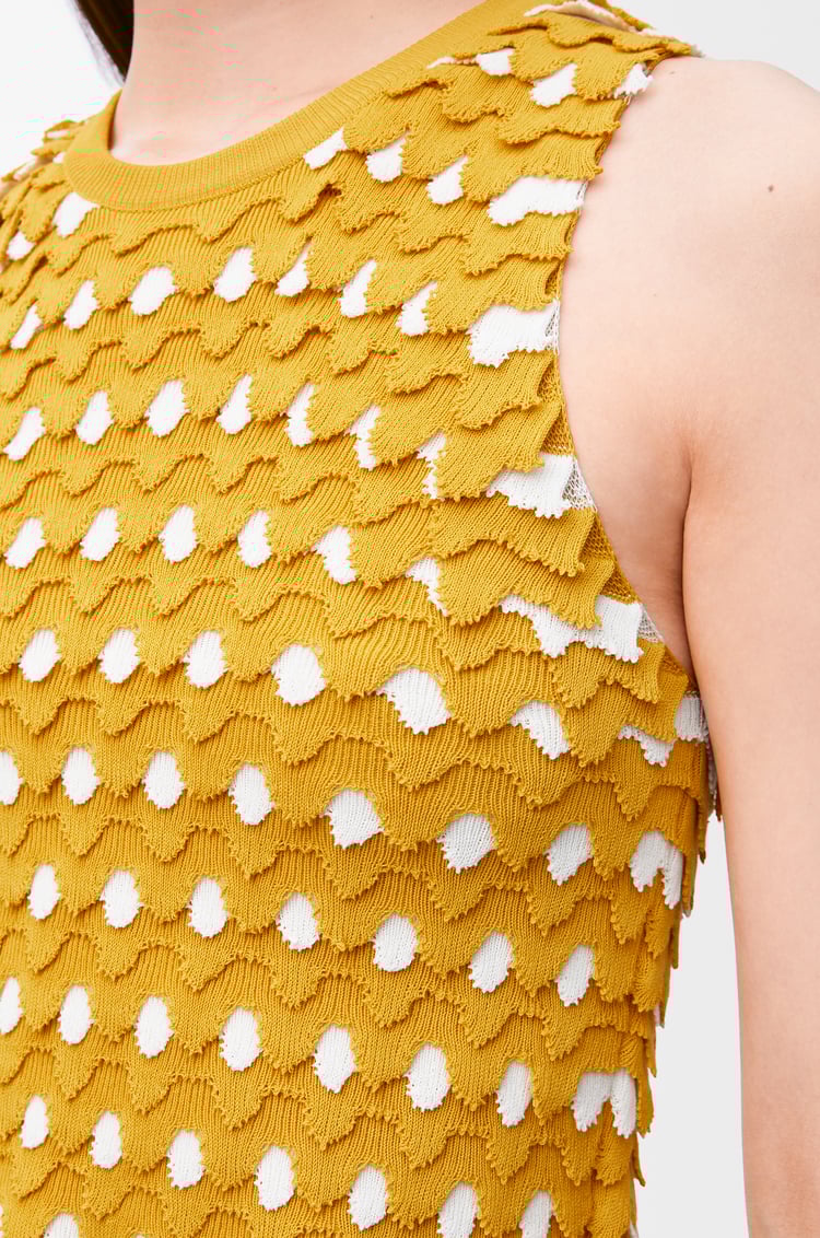 LOEWE Top in viscose and cotton Yellow