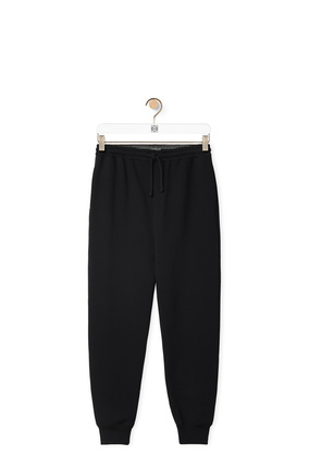 LOEWE Pantalón de jogging en algodón Negro plp_rd