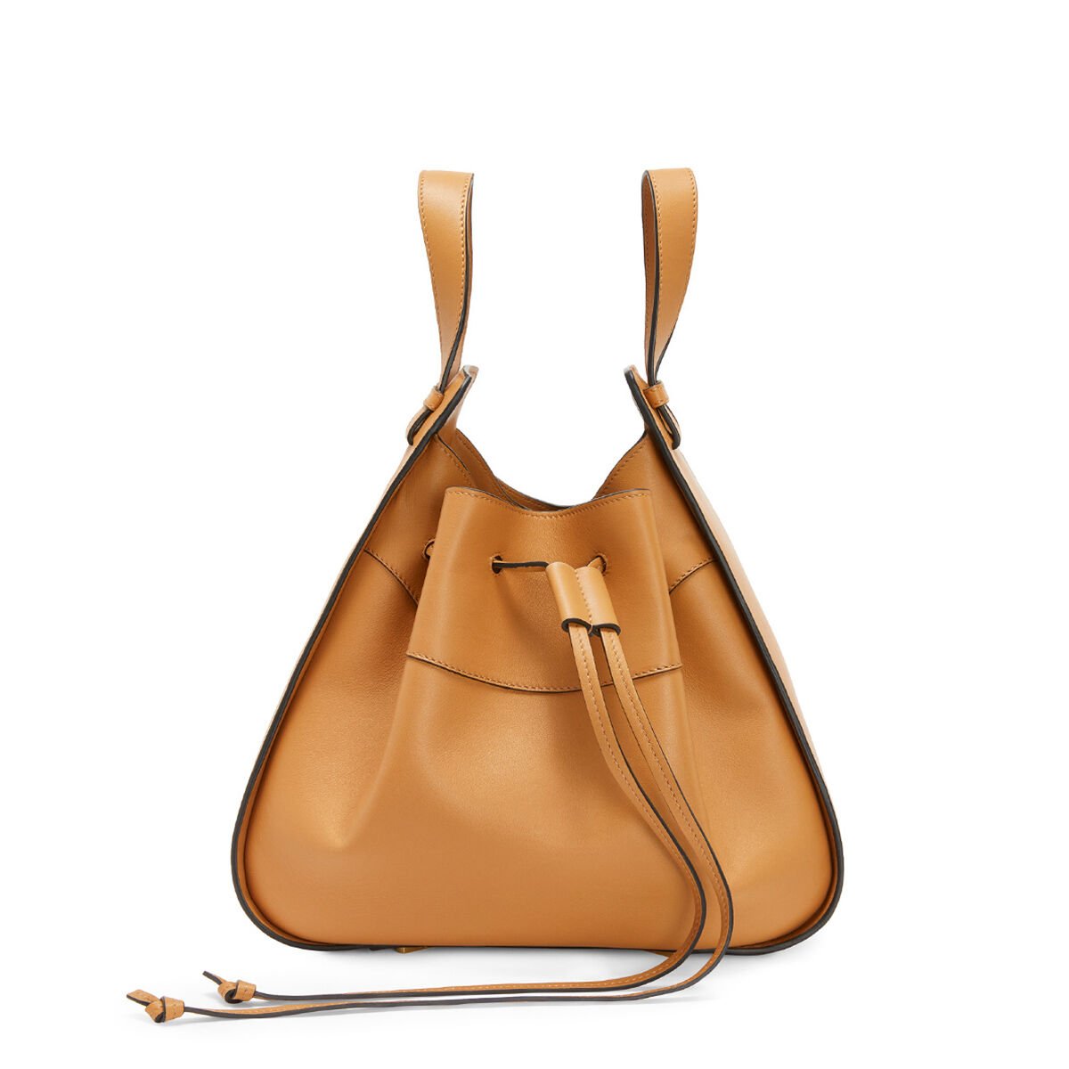 Hammock Drawstring Medium Bag Light Caramel LOEWE