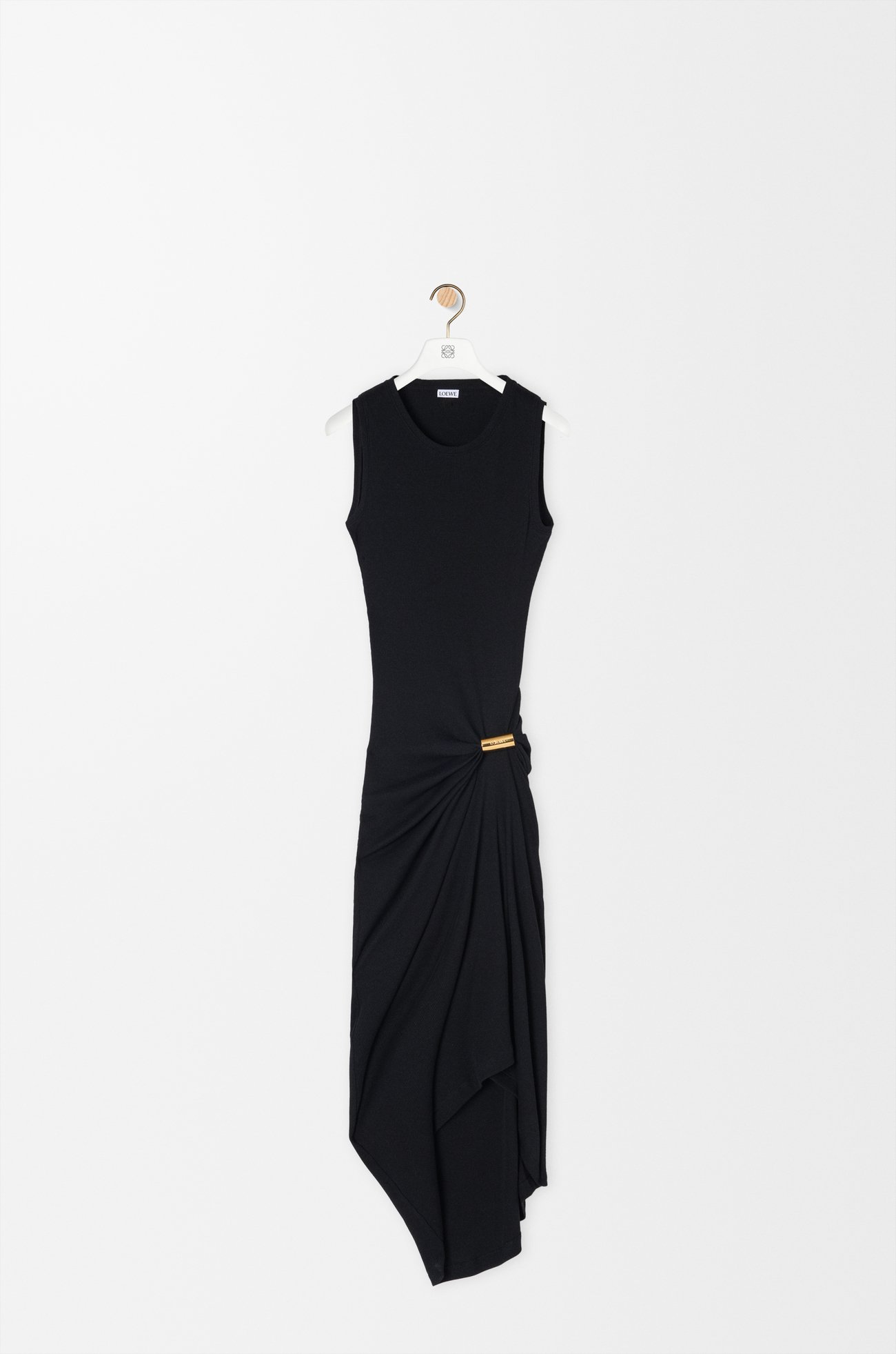 LOEWE Tank dress in cotton Black