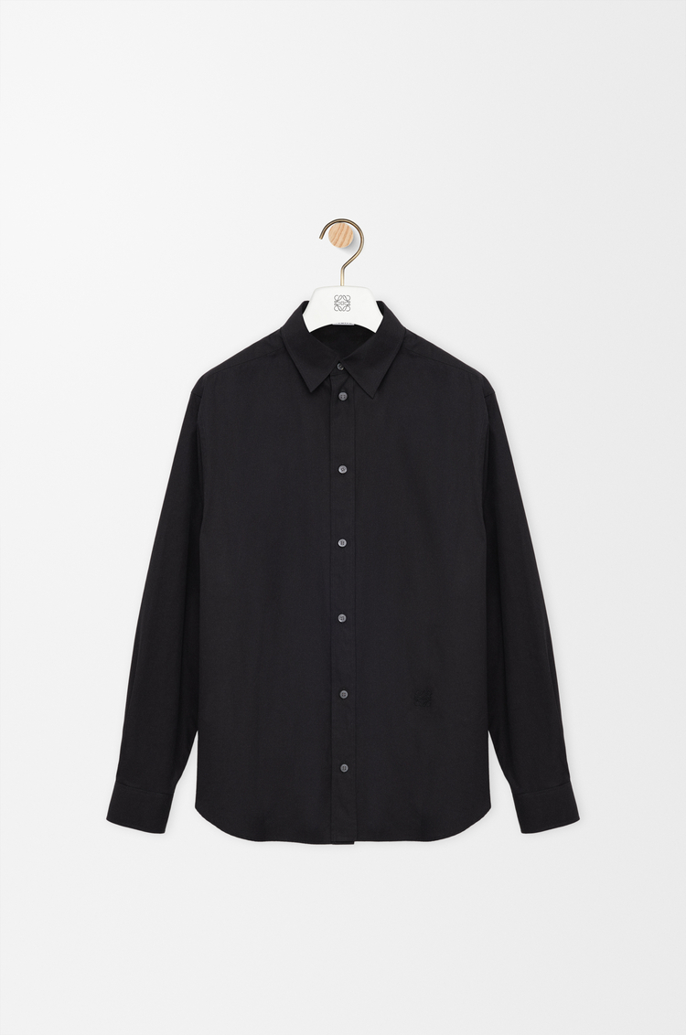 LOEWE Camisa en algodón Negro