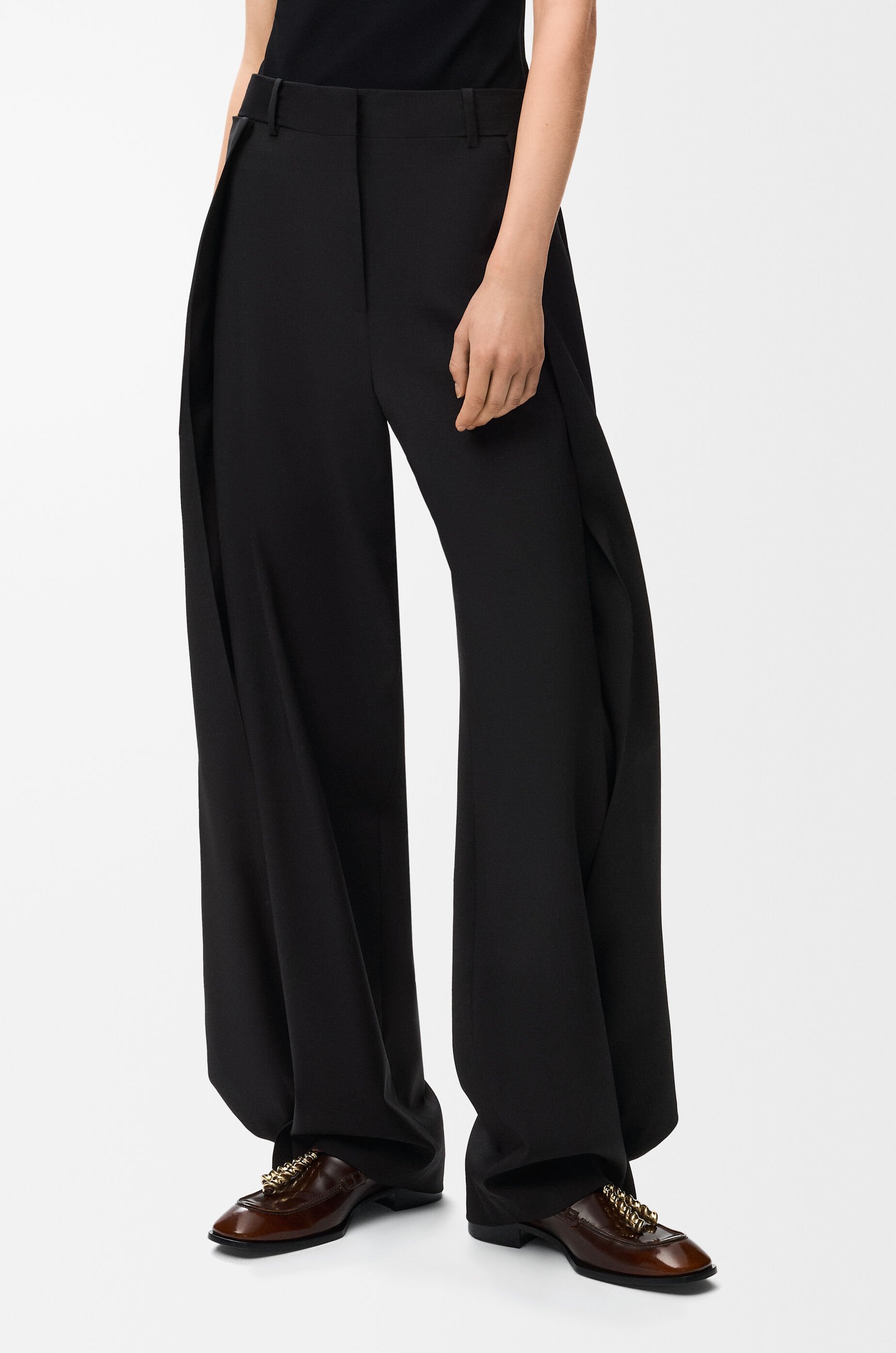 トラウザーズ（ウール） ブラック - LOEWE Japan official website