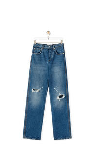 LOEWE Distressed jeans in denim Washed Denim pdp_rd