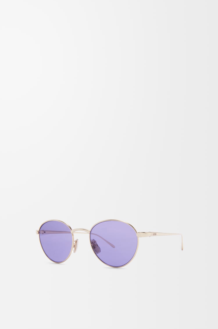 LOEWE Groove Round sunglasses Purple