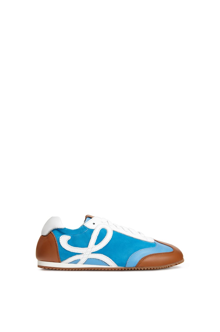 LOEWE BALLET RUNNER Tan/Sky Blue
