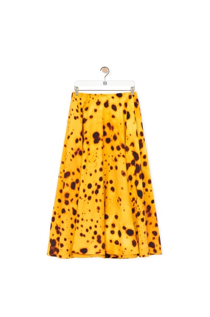 LOEWE Skirt in viscose 金黃色/多色 plp_rd