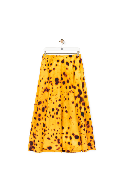 LOEWE Skirt in viscose Yellow Gold/Multicolor