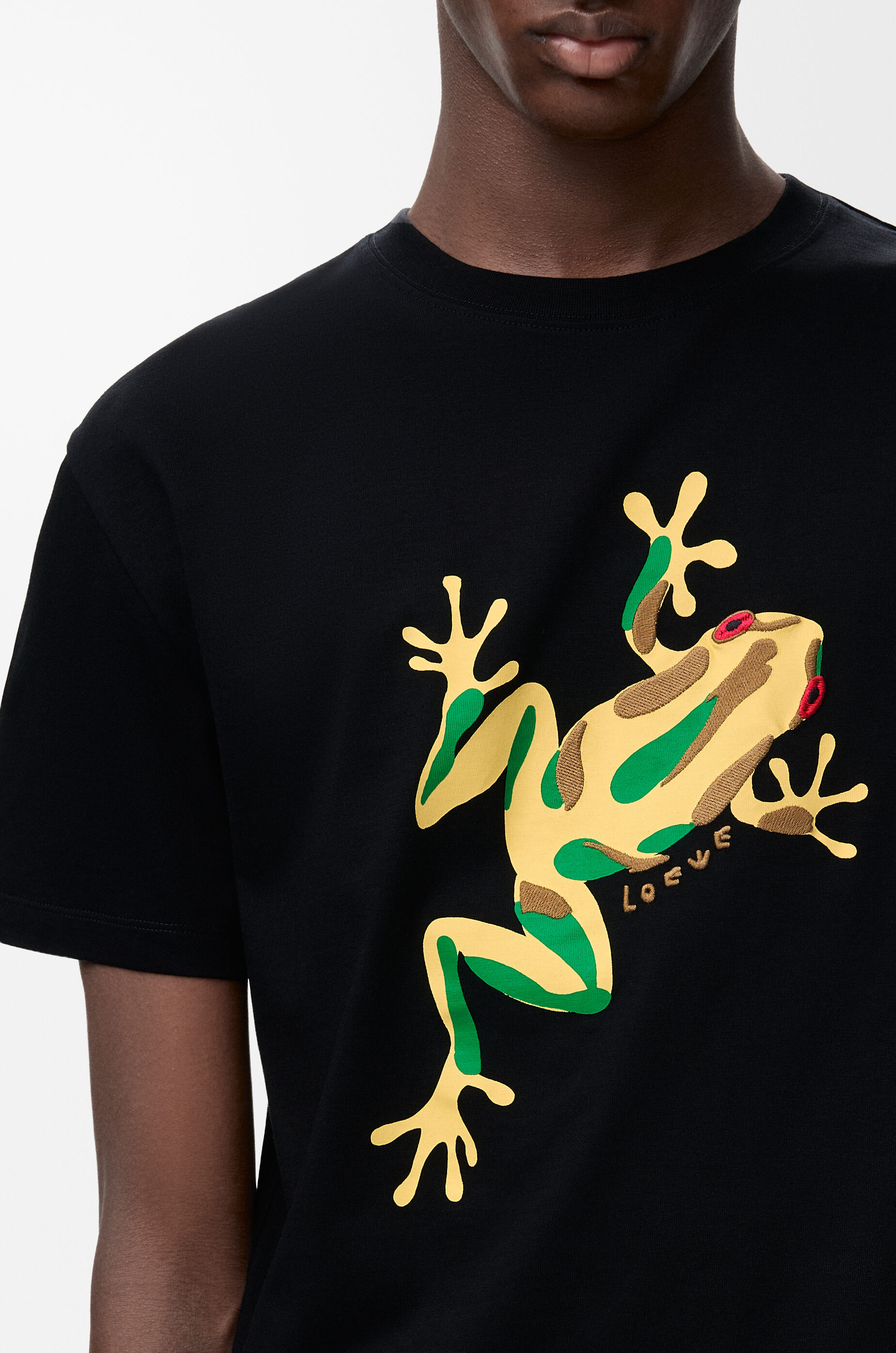 リラックスフィット Tシャツ（コットン） ブラック - ロエベ 日本 公式
