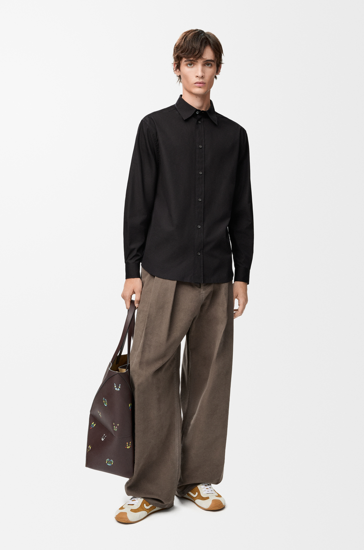 LOEWE Camisa en algodón Negro