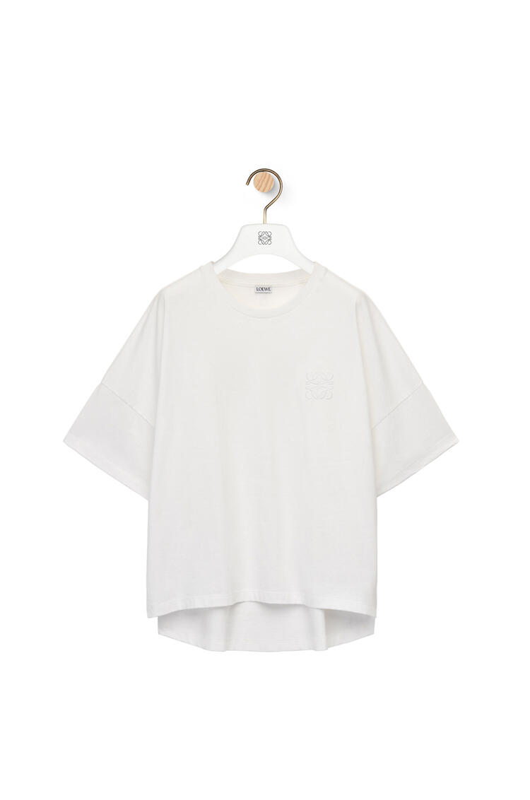LOEWE Camiseta oversize en algodón Blanco