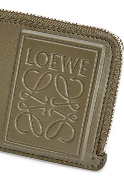 LOEWE Coin cardholder in satin calfskin Khaki Green plp_rd