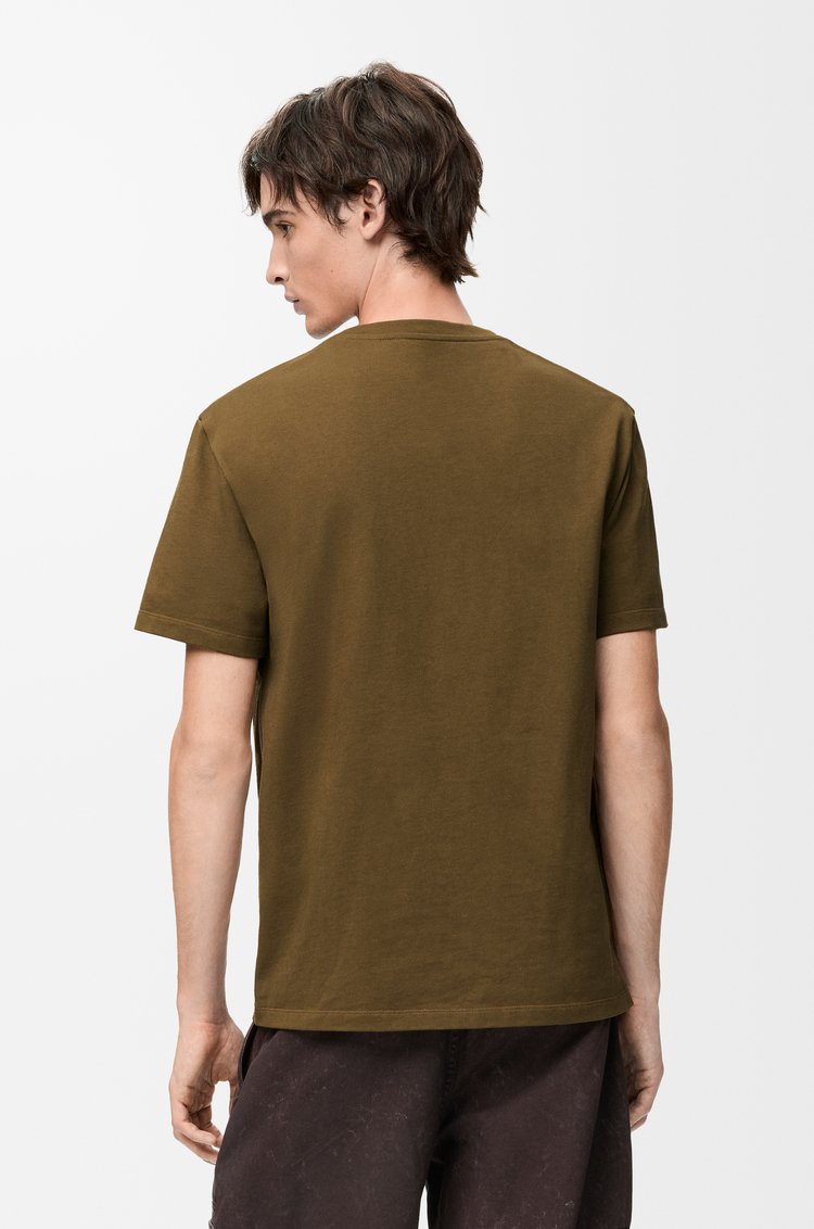 LOEWE T-shirt décontracté en coton Vert Kaki