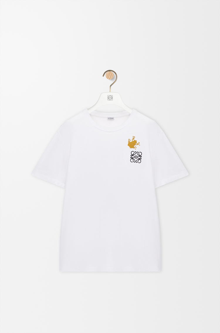 LOEWE Relaxed fit T-shirt in cotton White/Multicolor