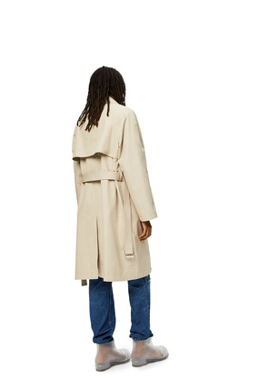 LOEWE Trench coat in cotton Stone Grey plp_rd