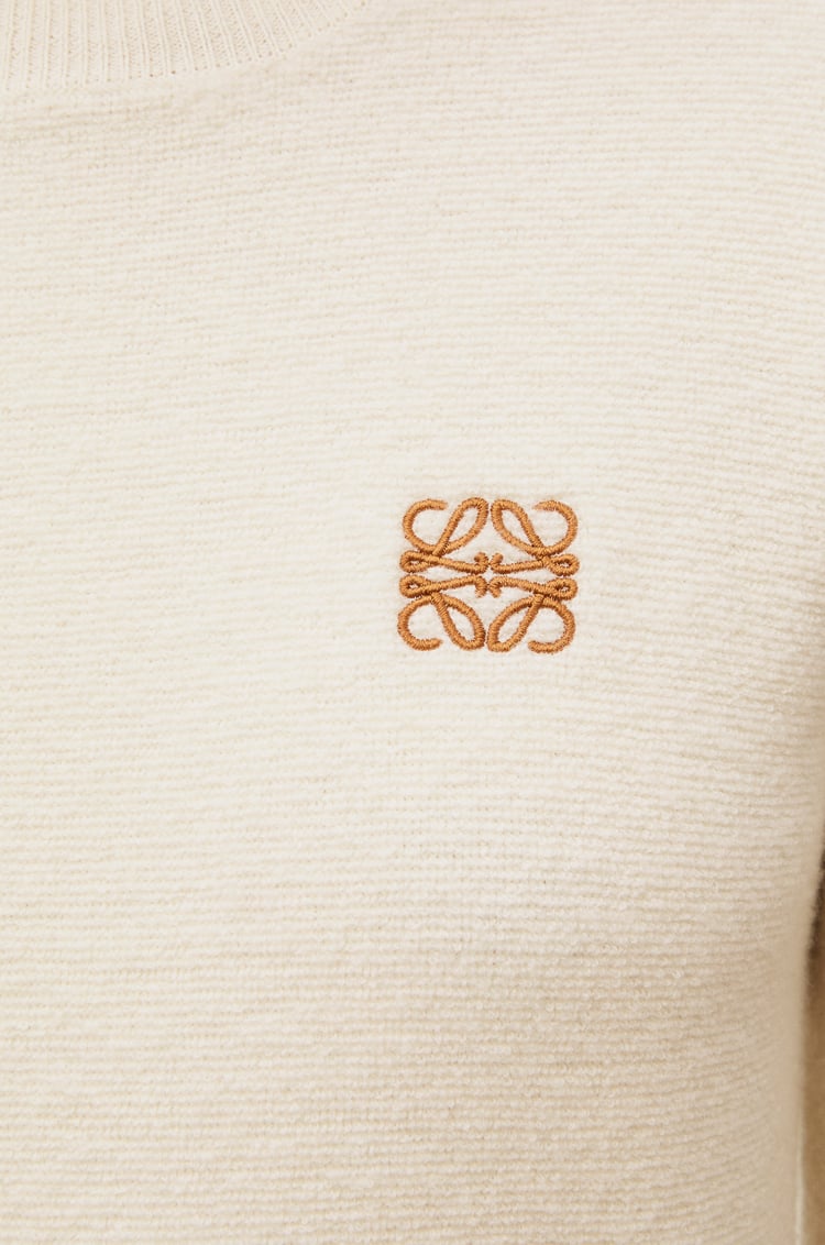LOEWE Anagram sweater in wool Ecru