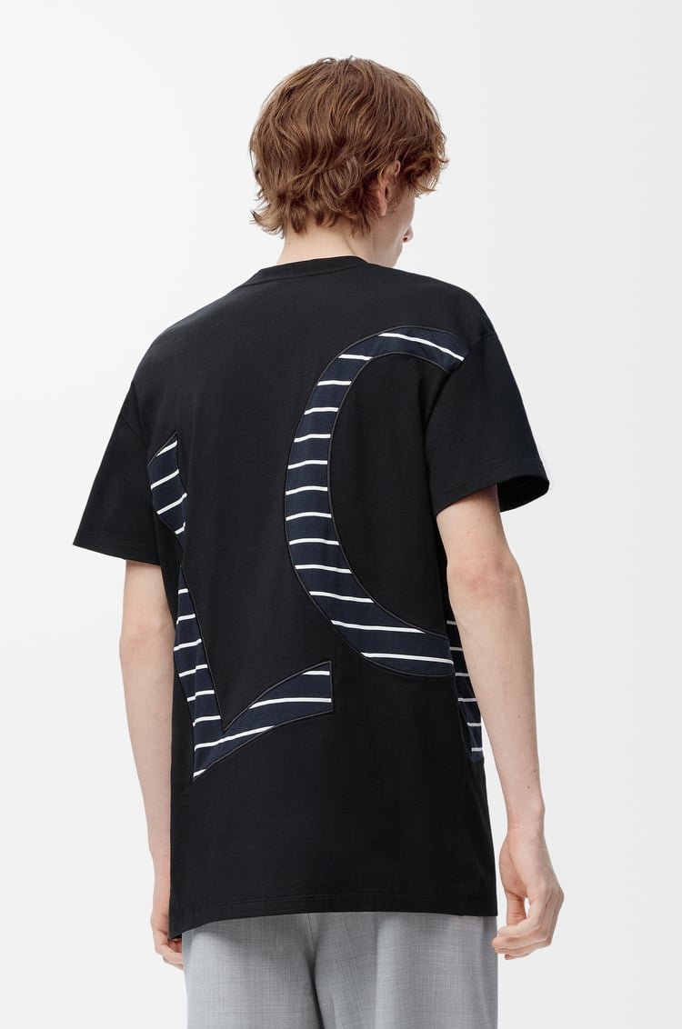 LOEWE Camiseta de corte holgado en algodón Negro